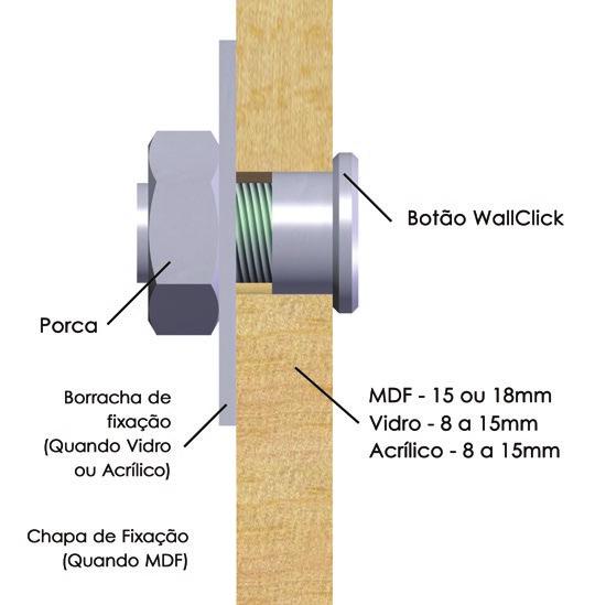 Como instalar o botão 1º Furar MDF / Vidro /