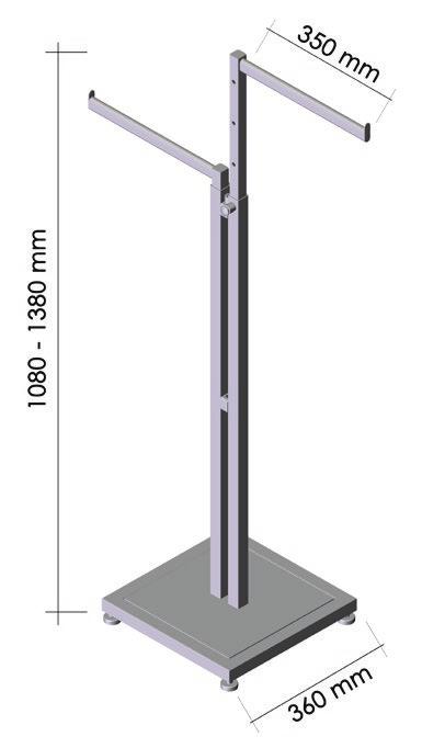 001 Regulagem: Altura Opcionais: Porta-Preço e Braços L