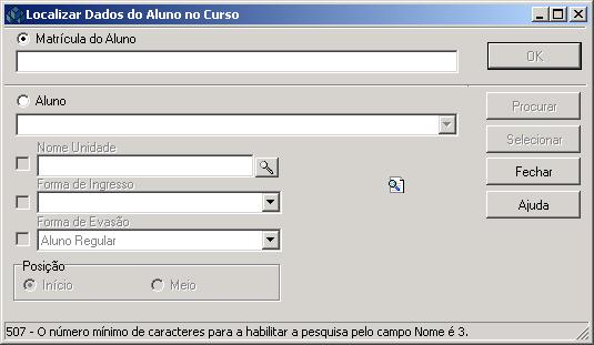 Carga Horária Considerada Carga horária considerada para o aluno nesta atividade. Créditos Considerados Créditos considerados para o aluno nesta atividade.