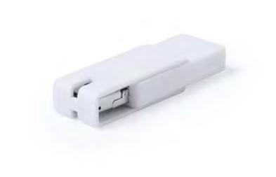 Conexão Micro USB e Tipo C. Apresentação Individual. Chiavetta USB. Alluminio.