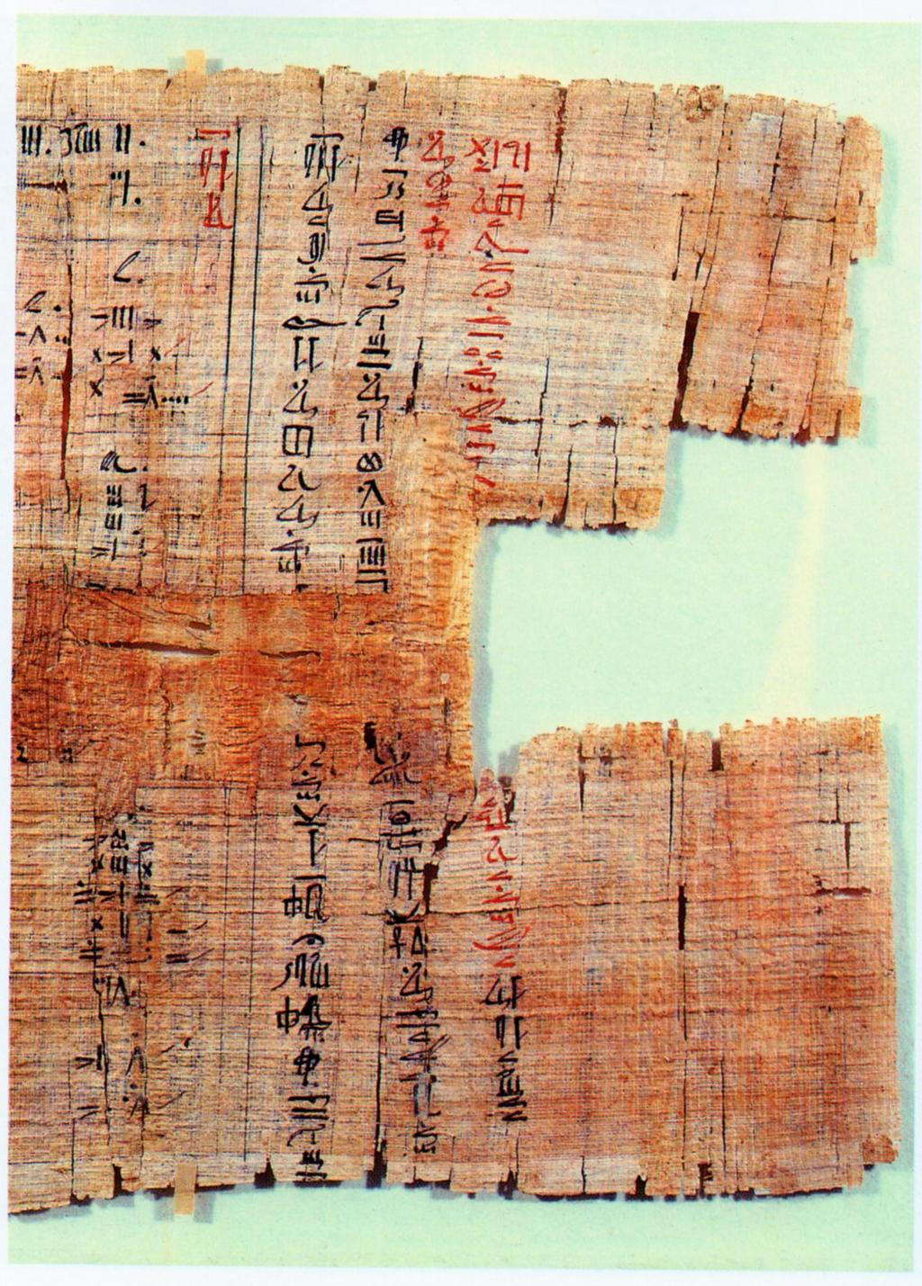 Matemática na Contemporaneidade: desafios e possibilidades Brasileira de Matemática O Papiro matemático de Rhind, nomeado dessa forma em homenagem ao seu antigo dono, é também conhecido como Papiro