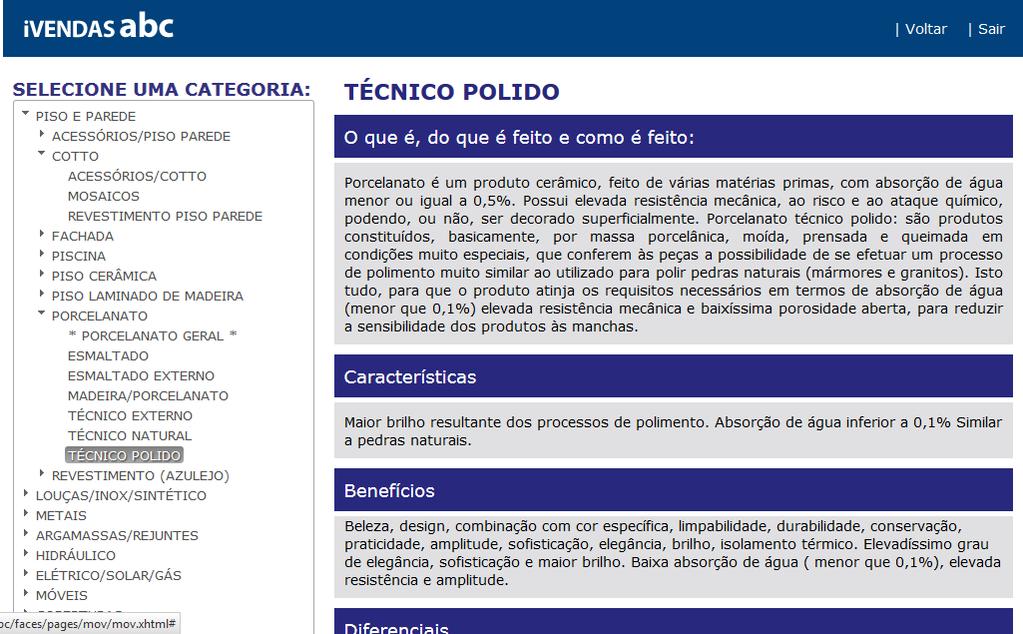 acompanhamento de equipe de vendas Página 6 6.a. Treinamento através da área de produtos do site do ABC Acesso: http://iabc.idnadevendas.com.br -> Na área iprodutos.