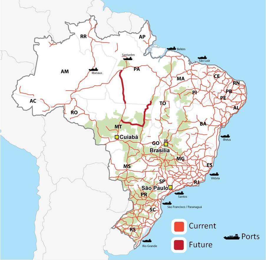 Infraestrutura e logística O principal ponto fraco do Mato Grosso,