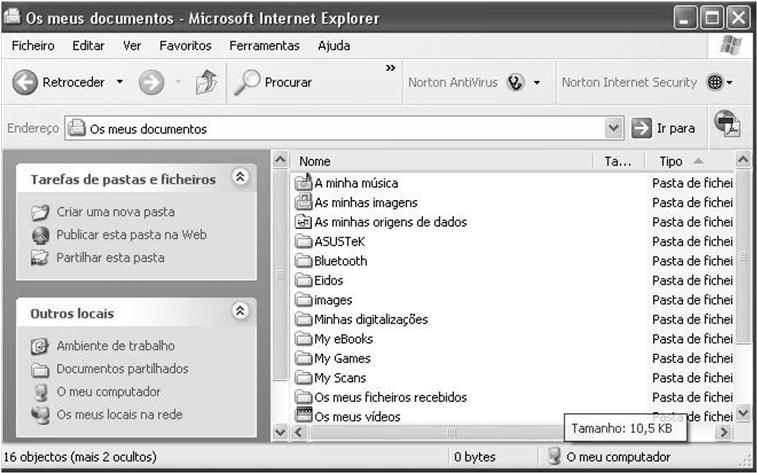 Conceitos básicos de navegação A navegação pressupõe procurar, abrir, fechar ou voltar atrás, livremente, entre as páginas da Web.