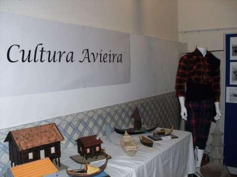 Um aspecto da exposição de objectos da etnografia Avieira, no decurso da acção na EPVT Querendo o Projecto da Cultura Avieira afirmar-se como um factor de criação de ligações entre a comunidade