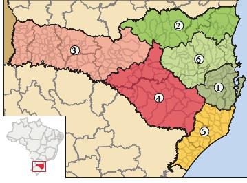 Comitês Regionais (em branco Eventos de abrangência na Mesorregião) São Bento do Sul Joinville c