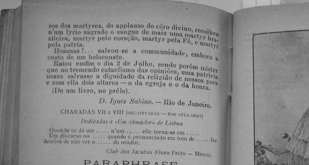 SABINO, Inês. A Freira Martir.