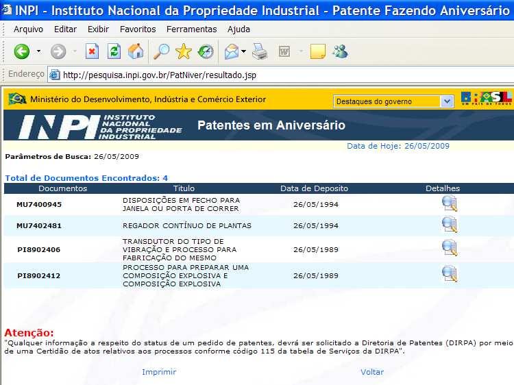 Serviços de Disseminação de Informação Tecnológica Fornecimento de cópias de documentos de patente Serviços de busca