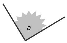 Estímulo 8 Assinala o ângulo que tem de amplitude mais de 90 e menos de 120.