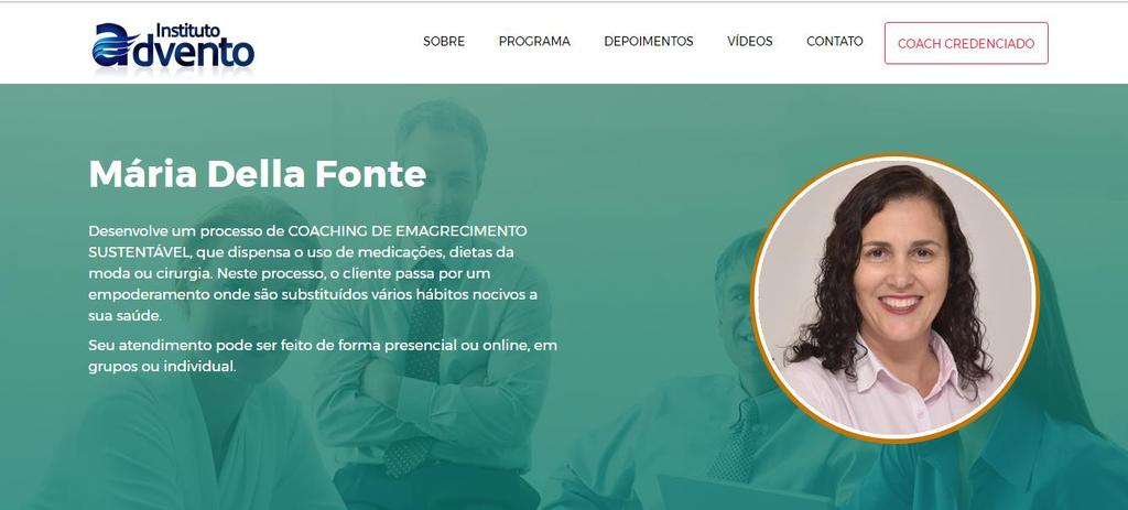 Site com seu nome Cartão de visita