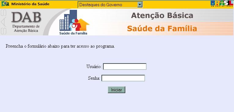 Na tela de autenticação do usuário (fig.