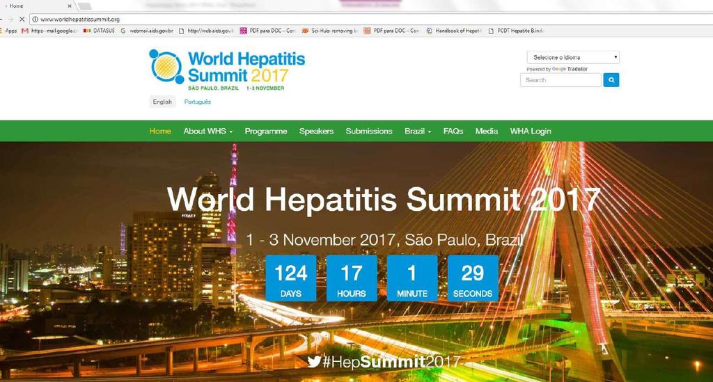 1-3 de novembro São Paulo http://hepaids2017.aids.gov.
