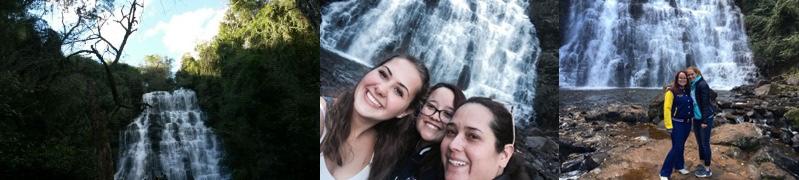 A intercambista Marie Lea Thiemann (Alemanha), aproveitou o seu último final de semana no Brasil, para conhecer a cachoeira de Águas de Santa Bárbara.