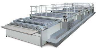 THIEME 1000 Equipamentos semi-automáticos de impressão serigráfica plana com mesa móvel (escamoteável).
