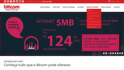 Central do Assinante Como imprimir a 2ª via de boletos pelo site Bitcom: