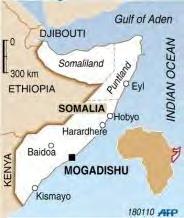VOLTE-FACE NA PIRATARIA MARÍTIMA Mapa da Somália pessoas.