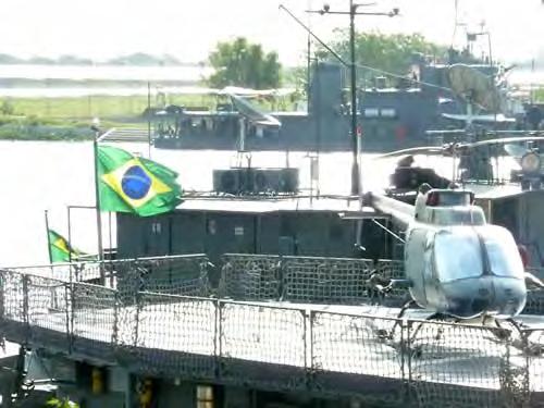 NOTICIÁRIO MARÍTIMO Com a participação de navios da Flotilha de Mato Grosso e navios-patrulha fluvial do Paraguai, foi realizada, de 9 a 20 de agosto, a Operação Ninfa XXIII.