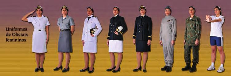 3 o módulo A evolução dos uniformes femininos e a incorporação das mulheres aos diversos quadros e corpos já existentes na Marinha Com o recrutamento de mulheres para o CAFRM, o Regulamento de