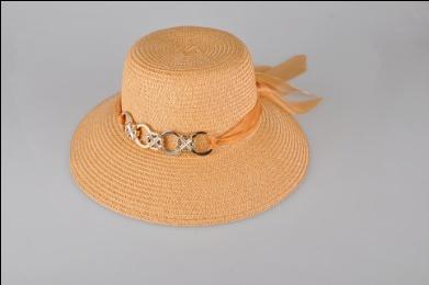 D02300 Chapeu Feminino - 40 x 40 x 9 cm - Sortido - Marfim, Creme, Bege e Marrom