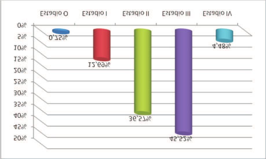 Considerando apenas os que apresentam adenocarcinoma, em 88 casos (24,79%) tiveram informação a respeito do estadiamento de Dukes.