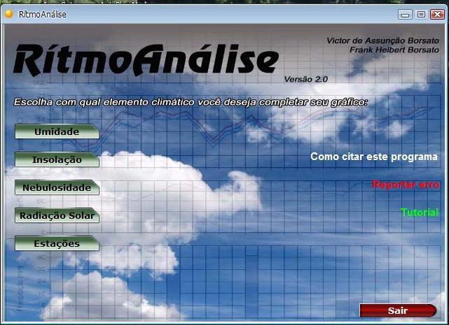 3ª ETAPA ELABORANDO A ANÁLISE RÍTMICA Abra o programa RítmoAnálise e escolha entre uma das opções