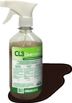 CL3 Antimofo Líquido Externo Natural. É um conservante externo líquido natural para produtos de panificação.
