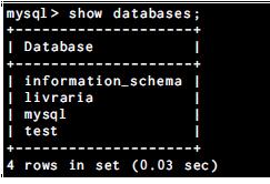 MySQL Server Criando uma base de