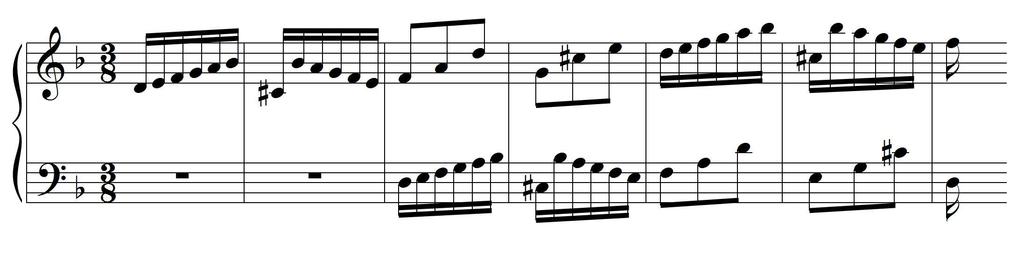 4 Considerando os trechos musicais transcritos abaixo, responder às questões de números 8 e 9. a)joseph Haydn Quarteto de cordas op.