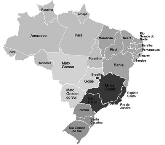 Desagregação Geográfica Brasil Região Natural UF Região Metropolitana Município