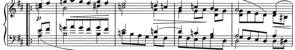 15, para piano, de Robert Schumann.