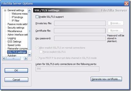 6.11: Não mexer na opção SSL/TLS Support a não ser que já tenham um certificado SSL. 6.