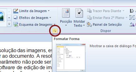 Figura 6: Ao escolher este botão, abrirá uma nova janela com o campo para preencher o texto alternativo.