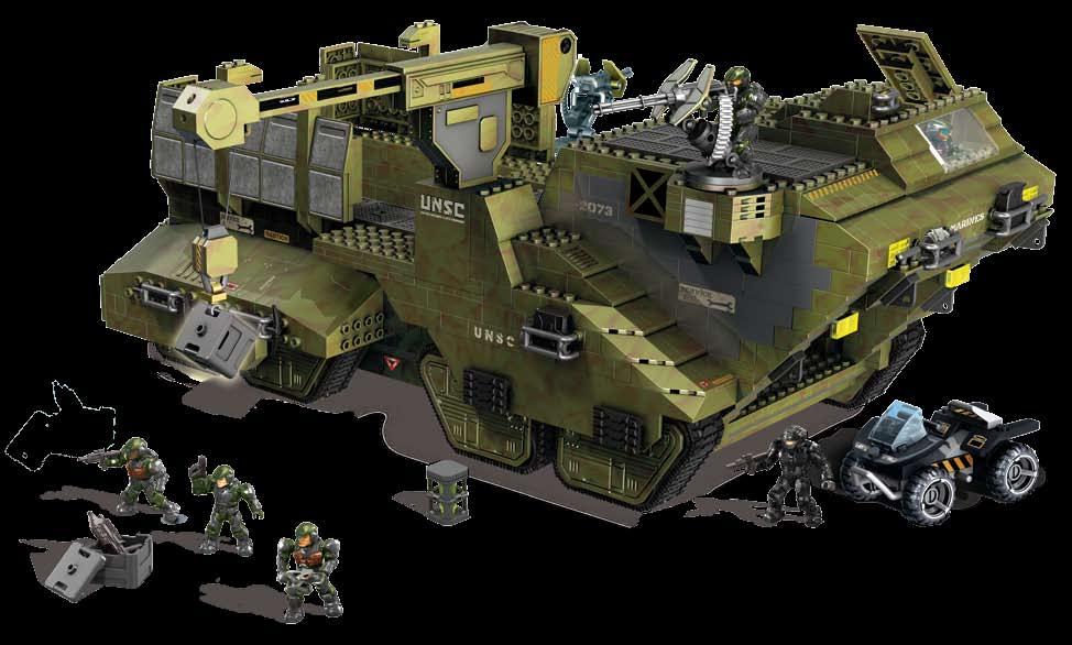 Thank you for purchasing UNSC ELEPHANT an authentic licensed product by MEGA Bloks based on the legendary Halo universe.