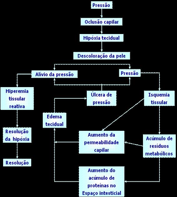 Figura 6: Processo etiológico da úlcera por pressão traduzido para a língua portuguesa Fonte: BRYANT, R. A.