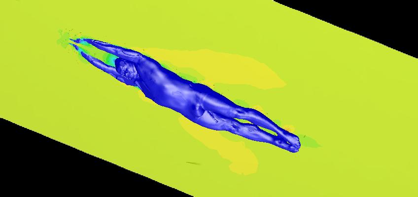 Figura 7. Modelo tridimensional do nadador.