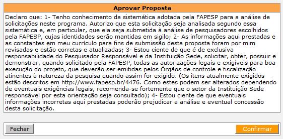 Leia com atenção essas informações! Caso concorde com elas, clique em.