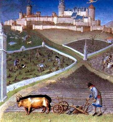 Burgo Aldeia medieval A economia feudal