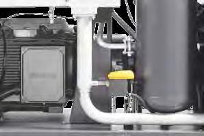 ) Regulação para economia energética O secador por refrigeração integrado nas unidades CSD(X)-T é altamente eficiente graças à sua regulação para economia energética.