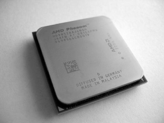 CPU AMD four-core processor AMD Phenom II X4 965 3,4 GHz.