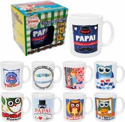 50 DICA DE Caneca Real pai sortida 280ml ref.