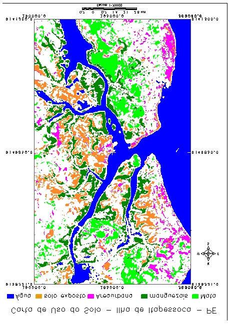 Figura 3 - Carta de Uso do Solo da Ilha de Itapessoca. 5. BIBLIOGRAFIA ALVES, D. S., Sistemas de Informação Geográfica.