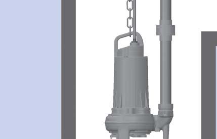 Sustentação Nível de água Cabo elétrico + Terra União Mínimo 5 cm Figura 6 - Instalação da motobomba com sistema de acoplamento direto (BCS-25