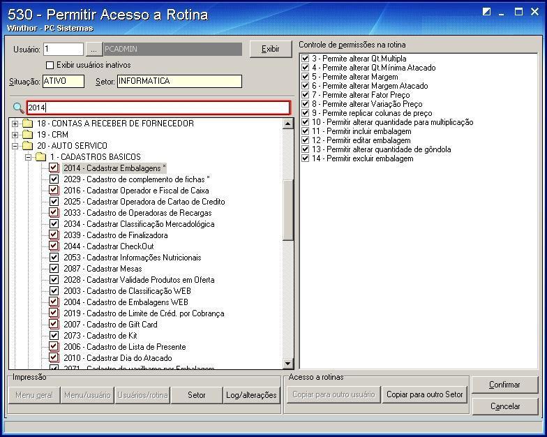 1.3) Informe 2014 no campo de pesquisa e pressione Enter; 1.