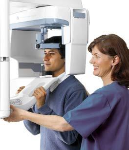 Líder comprovado em imagem panorâmica Posicionamento preciso e correto do paciente O posicionamento correto do paciente é garantido por três luzes de laser de posicionamento.