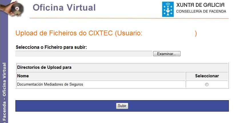 Para elo e sen pechar a pantalla do Modelo 0- terá que abrir unha nova sesión a través da páxina web e acceder novamente á Oficina Virtual.