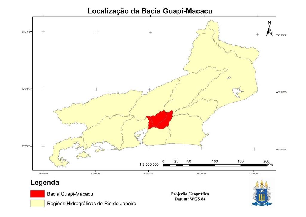 12 Com os limites da Bacia já pré-definidos, o passo seguinte será a seleção dos setores censitários pertencentes aos limites da Bacia Hidrográfica Guapi-Macacu e a exportação desta informação no