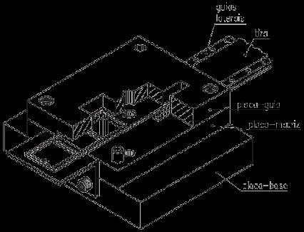 Espessura da matriz (emat): 3 emat = FC Comprimento da matriz: Cm = (P.N de passos) + (2. Y) Y = 1,2. emat Largura da matriz (Lmat): Lmat = LT + (2.