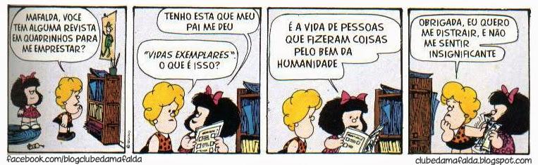 b) Que conselho o menino dá para quem ouve Não adianta? c) Pode-se dizer que a atitude de Armandinho nesta tira assemelha-se a ações que tornaram conhecido o Profeta Gentileza (texto I).