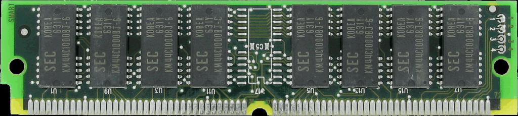 Módulo SIMM 72 pinos Fonte: A+ Guide to