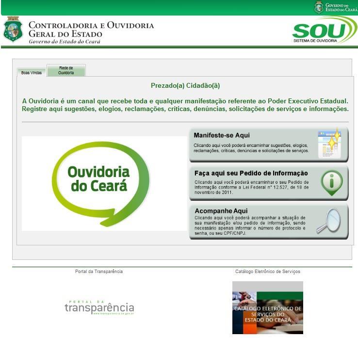 Sistema informatizado de Ouvidoria